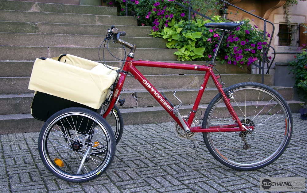 profil gauche d'un vélo avec son Addbike
