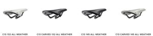 Selle Vélo Brooks C13 Carbone All Weather - 132mm, édition Limitée, Neuve