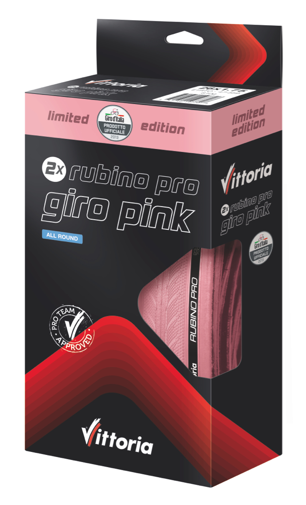Vittoria Rubino Giro Pink pack